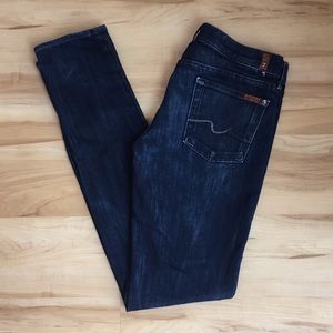 7 For All Mankind Roxanne Dark Wash Size 29